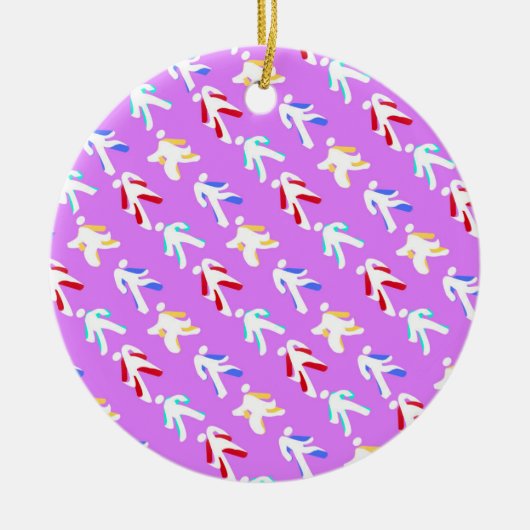 Tänzer Keramik Ornament (Vorne)