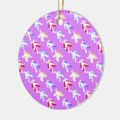 Tänzer Keramik Ornament (Links)