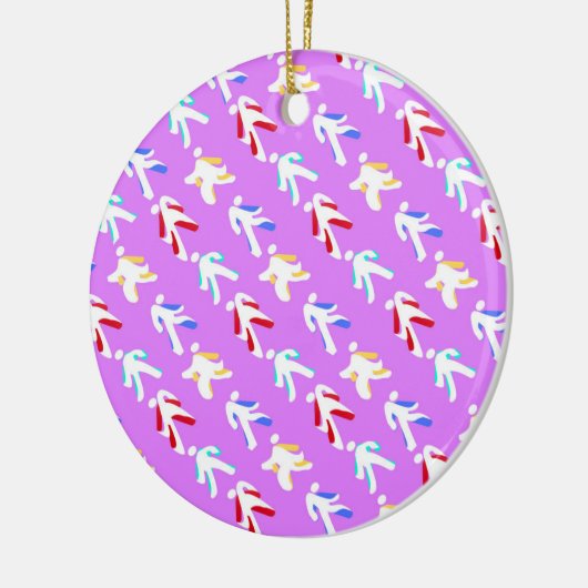 Tänzer Keramik Ornament (Links)