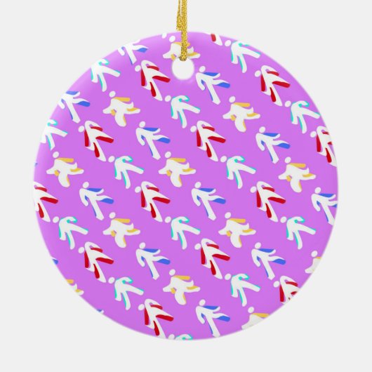 Tänzer Keramik Ornament (Hinten)