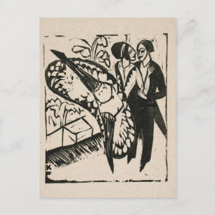 Tänzer, Kirchner Postkarte