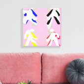 Tänzer Leinwanddruck (Insitu (Wohnzimmer))