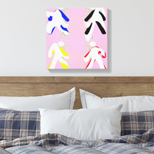 Tänzer Leinwanddruck (Insitu (Schlafzimmer))