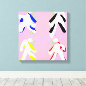 Tänzer Leinwanddruck (Insitu (Holzboden))