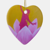 Tänzer Lotuss Kathak Keramik Ornament (Rechts)