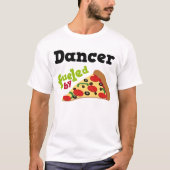 Tänzer-(lustiges) Pizza-T-Shirt T-Shirt (Vorderseite)