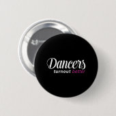 Tänzer machen bessere Ballett-Tänze Button (Vorne & Hinten)
