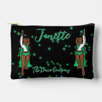 Tänzer/Majorette Green Spark Accessory Pouch