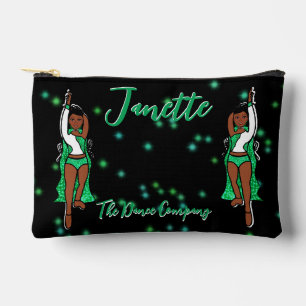 Tänzer/Majorette Green Spark Accessory Pouch Zubehörtasche