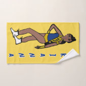 Tänzer/Majorette Handtuch Blau & Gold #1 (Handtuch)