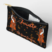 Tänzer/Majorette Orange Spark Accessory Pouch Zubehörtasche (Offen)