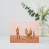 Tänzer männlich postkarte (Stehend Vorderseite)