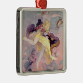 Tänzer mit einem baskischen Tambourine Ornament Aus Metall (Rechts)