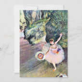Tänzer mit einem Bouquet von Blume von Edgar Degas (Vorderseite)