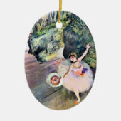 Tänzer mit einem Bouquet von Blume von Edgar Degas Keramikornament (Vorne)