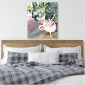 Tänzer mit einem Bouquet von Blume von Edgar Degas Leinwanddruck (Insitu (Schlafzimmer))
