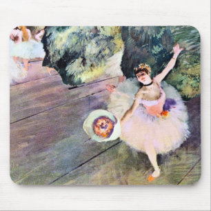 Tänzer mit einem Bouquet von Blume von Edgar Degas Mousepad