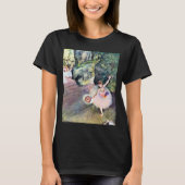 Tänzer mit einem Bouquet von Blume von Edgar Degas T-Shirt (Vorderseite)