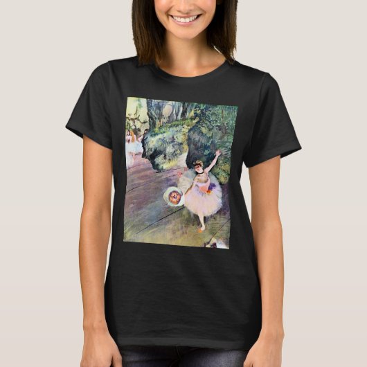 Tänzer mit einem Bouquet von Blume von Edgar Degas T-Shirt (Vorderseite)