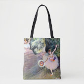 Tänzer mit einem Bouquet von Blume von Edgar Degas Tasche (Vorderseite)