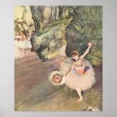 Tänzer mit einem Bow - Edgar Degas - 1878 Poster (Vorne)