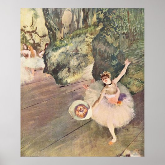 Tänzer mit einem Bow - Edgar Degas - 1878 Poster (Vorne)