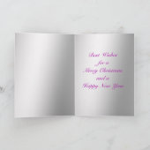 Tänzer mit Ornamenten Weihnachten Karte (Innenseite)