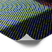 Tänzer mit Regenschirm (halb) Poster (Ecke)