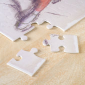 Tänzer mit Roten Strümpfen von Edgar Degas Puzzle (Seite)