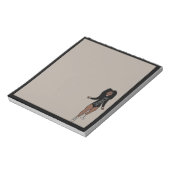 Tänzer Notepad Black / Silver A 2 Notizblock (Rotiert)