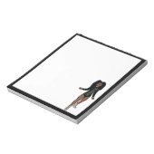 Tänzer Notepad Black / Silver A Notizblock (Rotiert)