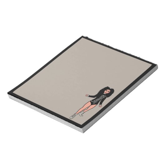 Tänzer Notepad Black / Silver B 2 Notizblock (Rotiert)