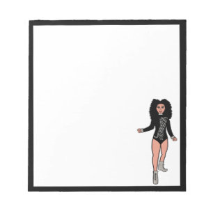 Tänzer Notepad Black / Silver B Notizblock