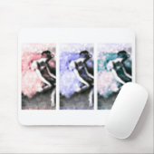 Tänzer Pastel Bokeh Panel Kunst Mousepad (Mit Mouse)