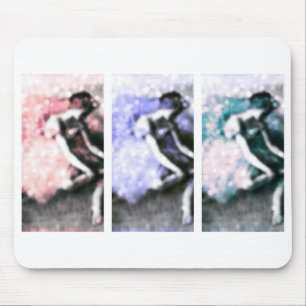 Tänzer Pastel Bokeh Panel Kunst Mousepad