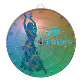 Tänzer *Pheja* Dartscheibe (vorne)