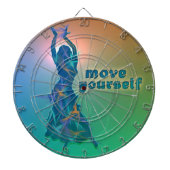 Tänzer *Pheja* Dartscheibe (vorne)