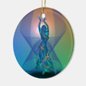 Tänzer *Pheja* Keramik Ornament (Links)