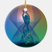 Tänzer *Pheja* Keramik Ornament (Hinten)