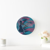 Tänzer *Porcha* Runde Wanduhr (Zuhause)