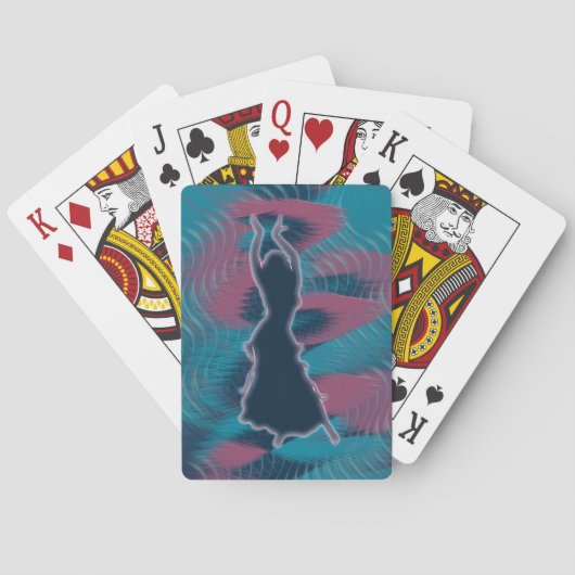 Tänzer *Porcha* Spielkarten (Rückseite)