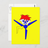 Tänzer Postkarte (Vorne/Hinten)