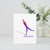 Tänzer Postkarte (Stehend Vorderseite)