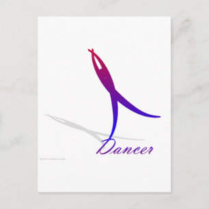 Tänzer Postkarte