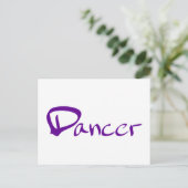 Tänzer Postkarte (Stehend Vorderseite)