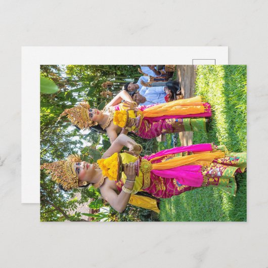 Tänzer Postkarte (Vorne/Hinten)