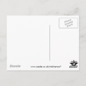 Tänzer-Postkarte Postkarte (Rückseite)