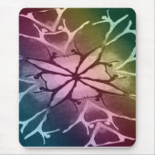 Tänzer (Rainbow - Drehung) Mousepad (Vorne)