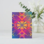 Tänzer (Rainbow - Psychedelic) Postkarte (Stehend Vorderseite)