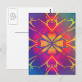 Tänzer (Rainbow - Psychedelic) Postkarte (Vorne/Hinten)